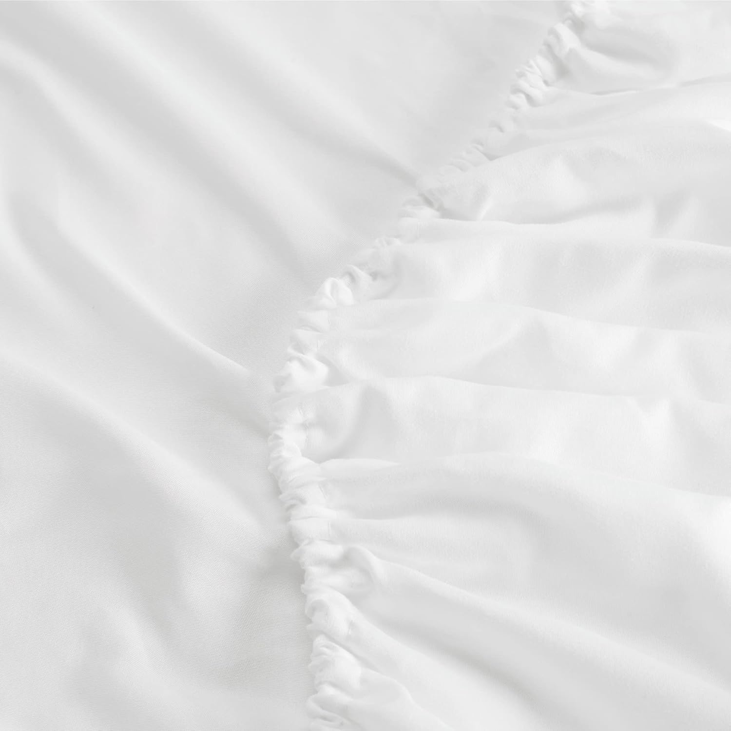 Serta Simply Clean 3-Piece Twin XL Bed Sheet Set White
