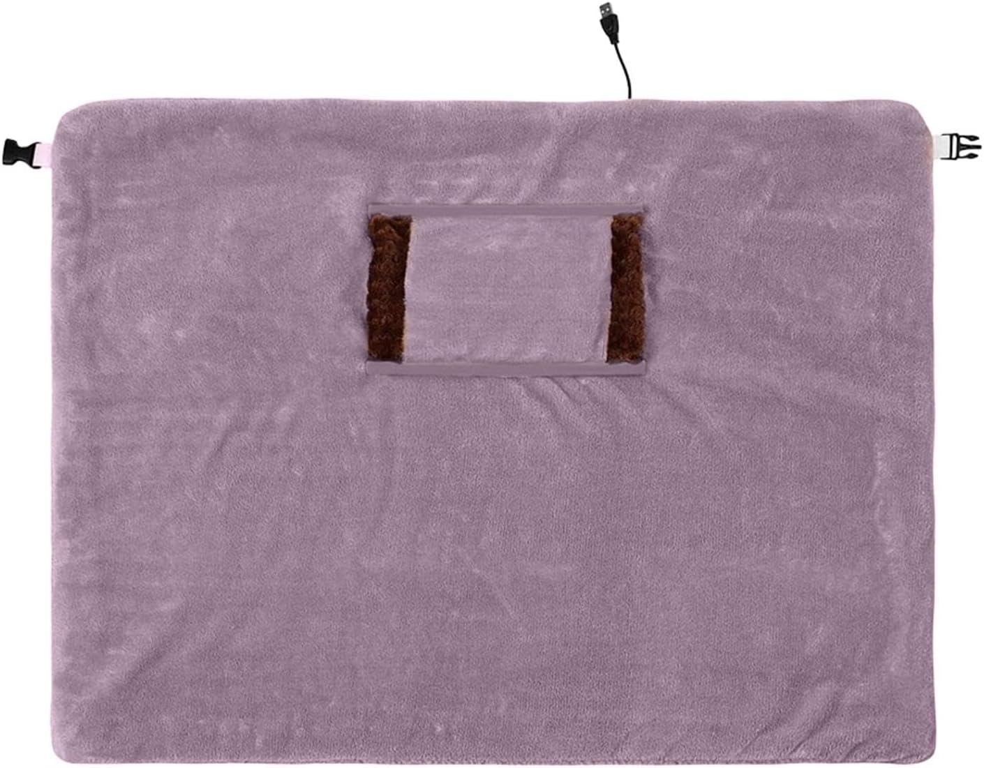 USB Rechargeable Electric Throw Blanket with Temperature Control
