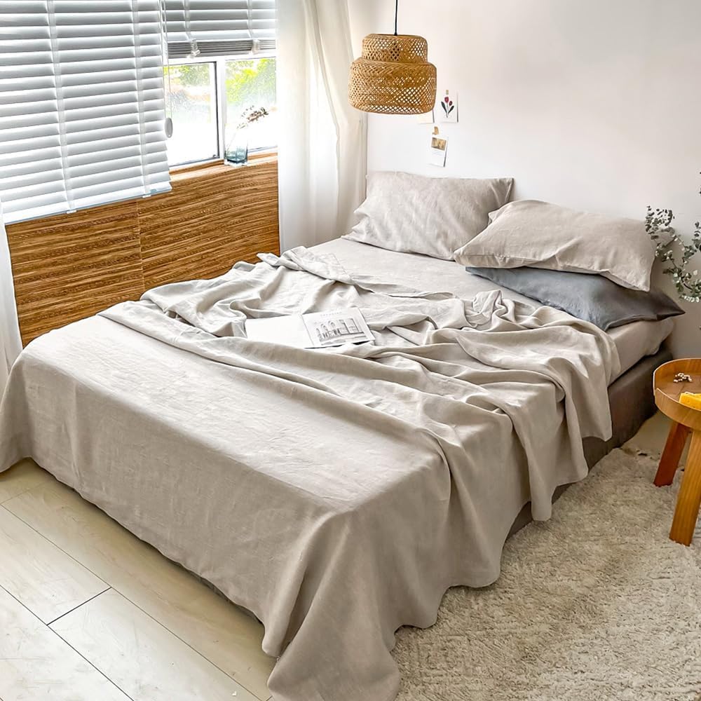 SimpleOpulence 100 Linen California King 4-Piece Set