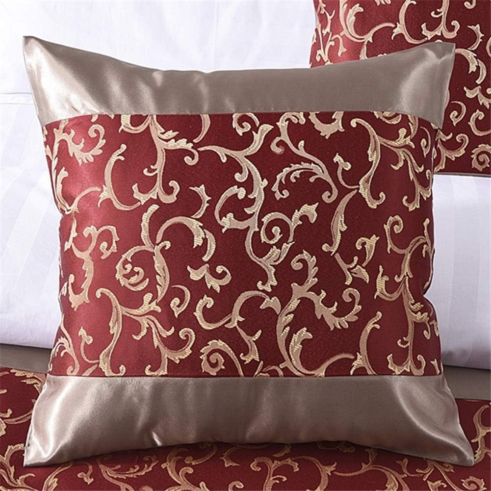 Twelve Red Floral Bed Runner Scarf Queen Size