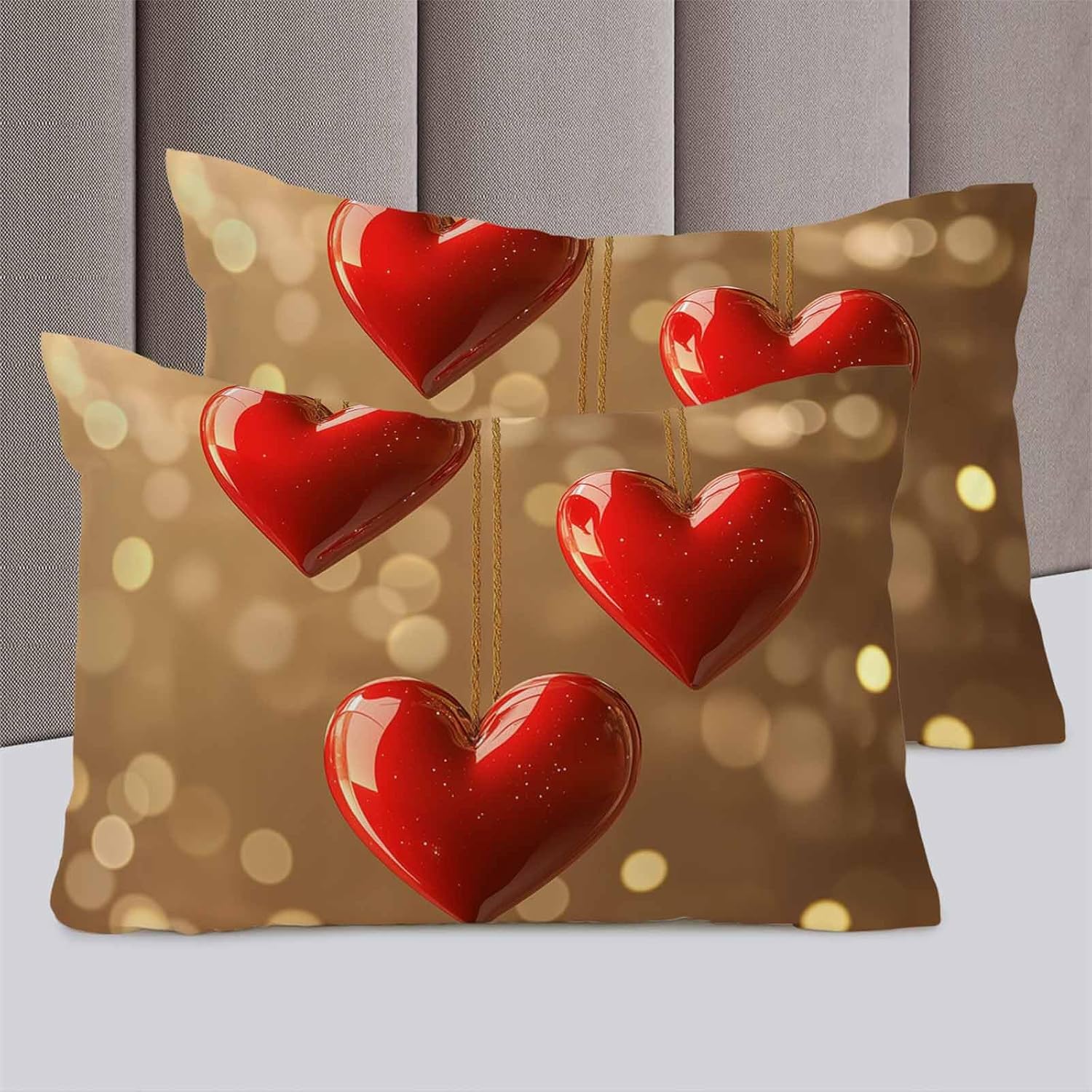 ZOE GARDEN Valentines Day Bed Duvet Cover Set 3 Piece