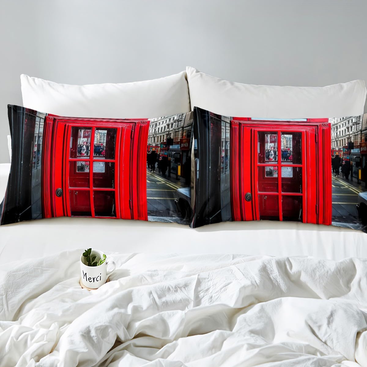 Feelyou London Themed Kids Sheet Set Full Size 1