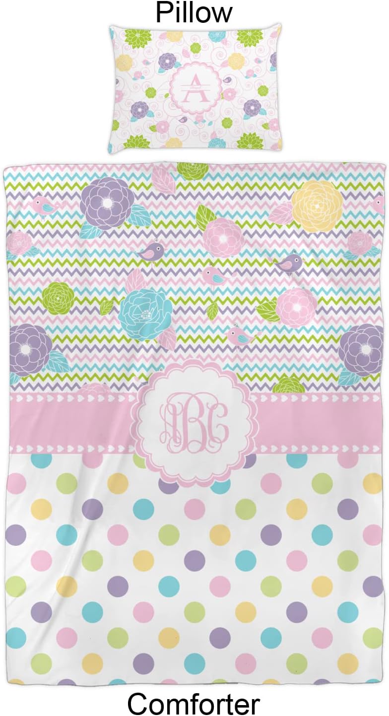 Personalized Girly Girl Comforter Set Twin XL