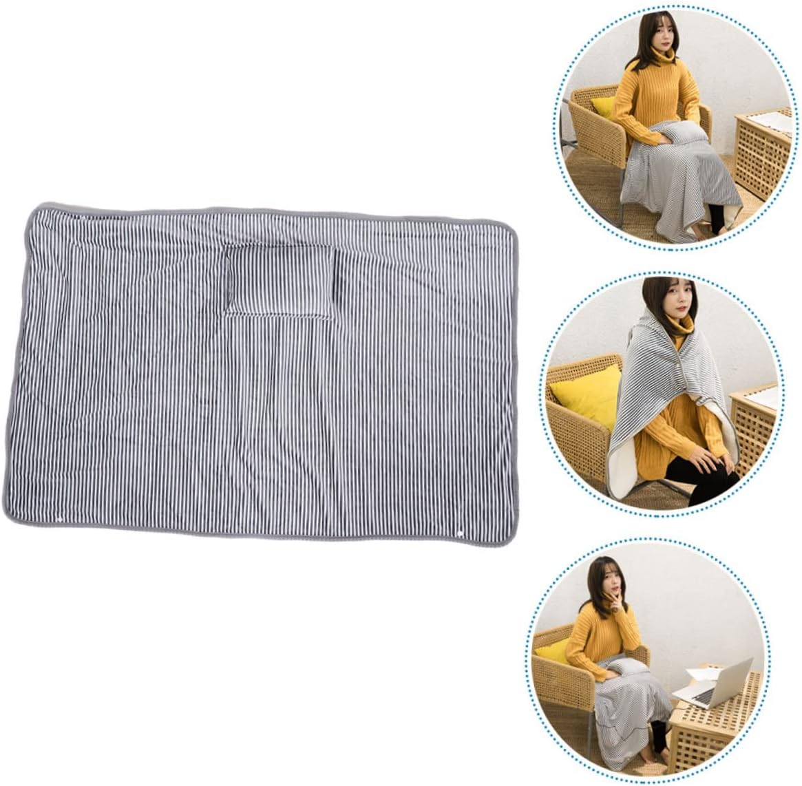 WHAMVOX Electric Blanket for Home Office Winter Heating