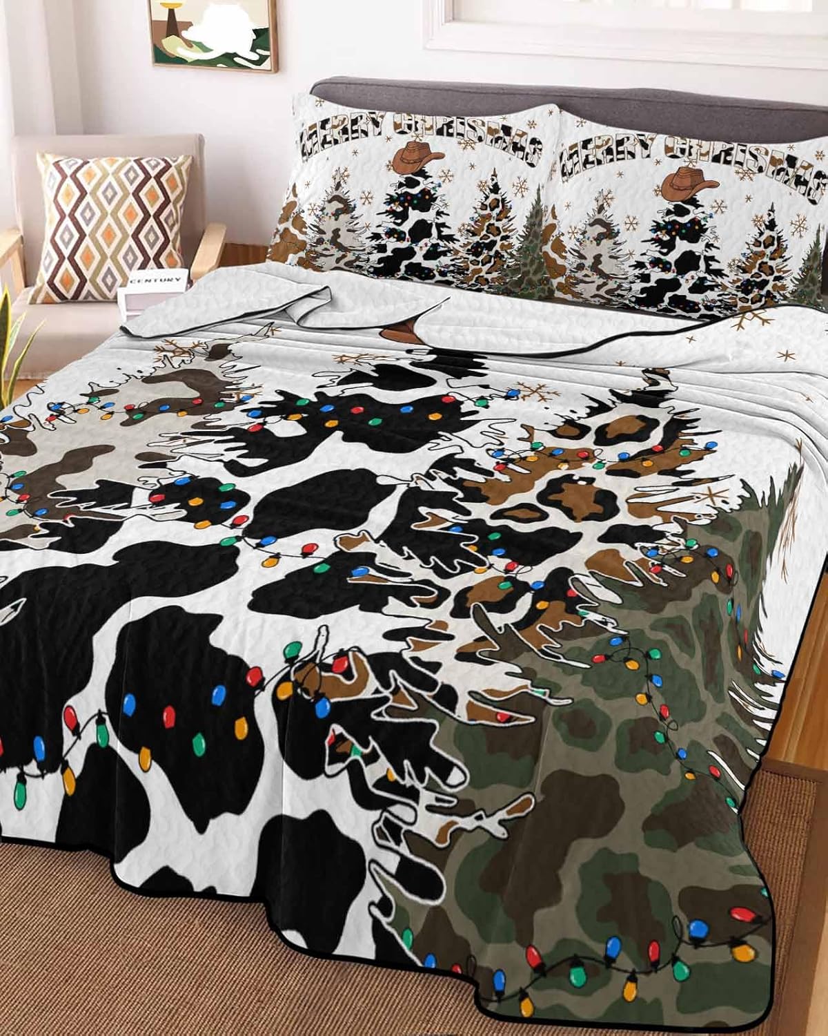 TocaHome Summer Quilt Set Twin XL 68x98 Inch