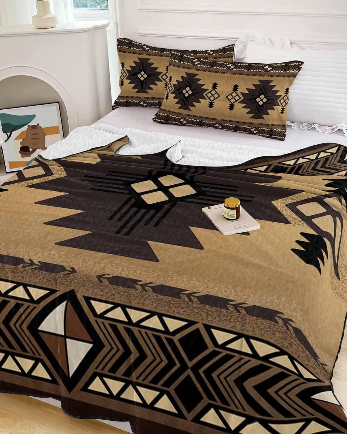 Onekaccu Twin XL Quilt Set with Pillow Shams 3 Pieces