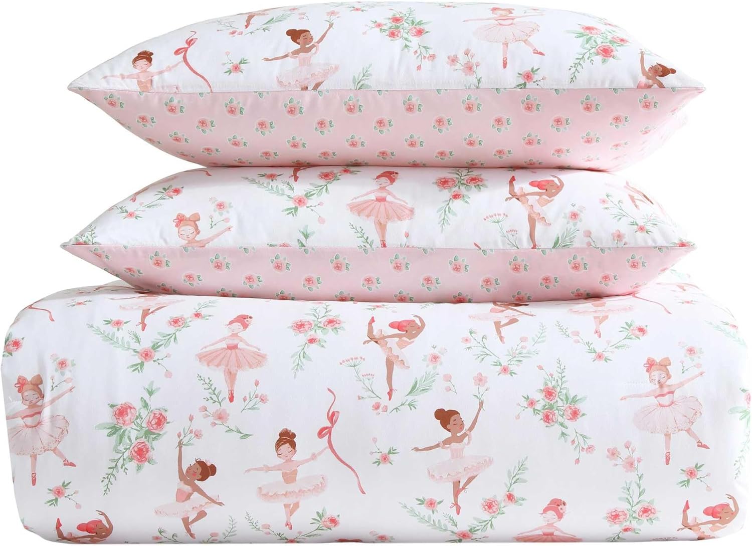 Laura Ashley Kids Comforter Set - Ballerina Divas Pink Twin