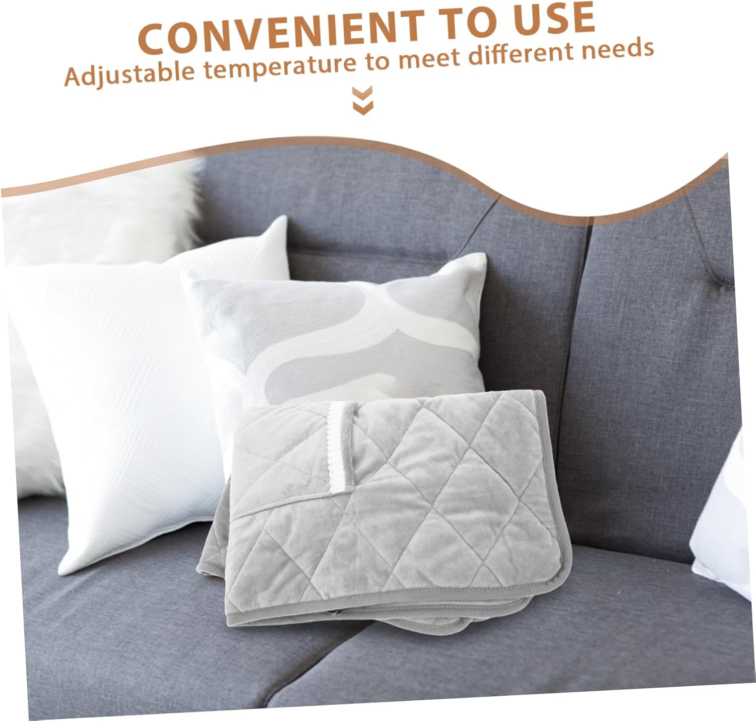 Alipis Soft Heated Blanket with Constant Temperature and USB Power