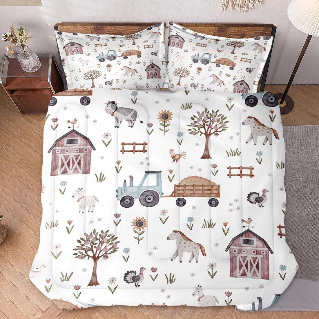 WeCozy Twin Size Comforter Set with Pillowcase