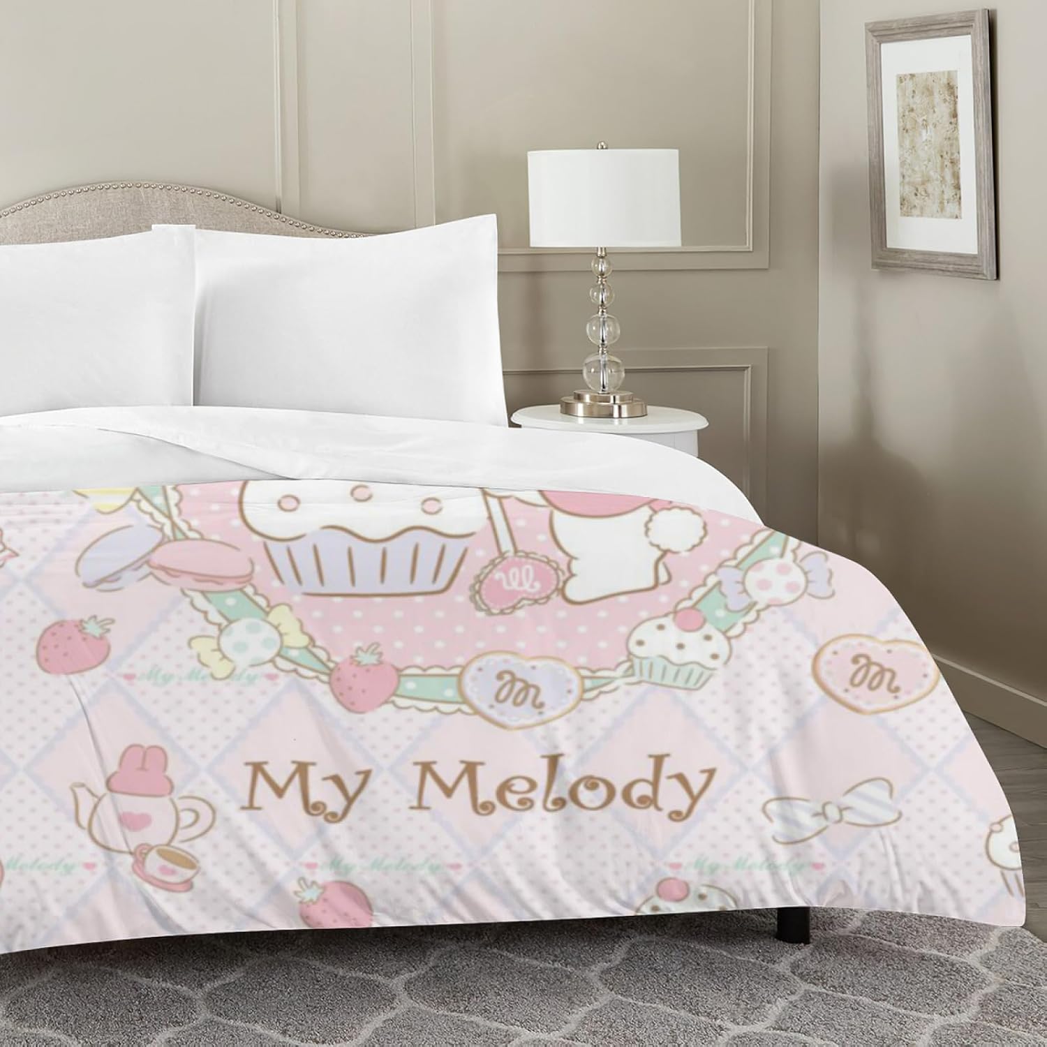 DIEZ Kawaii Bunny Comforter Set Twin XL 3pcs 1