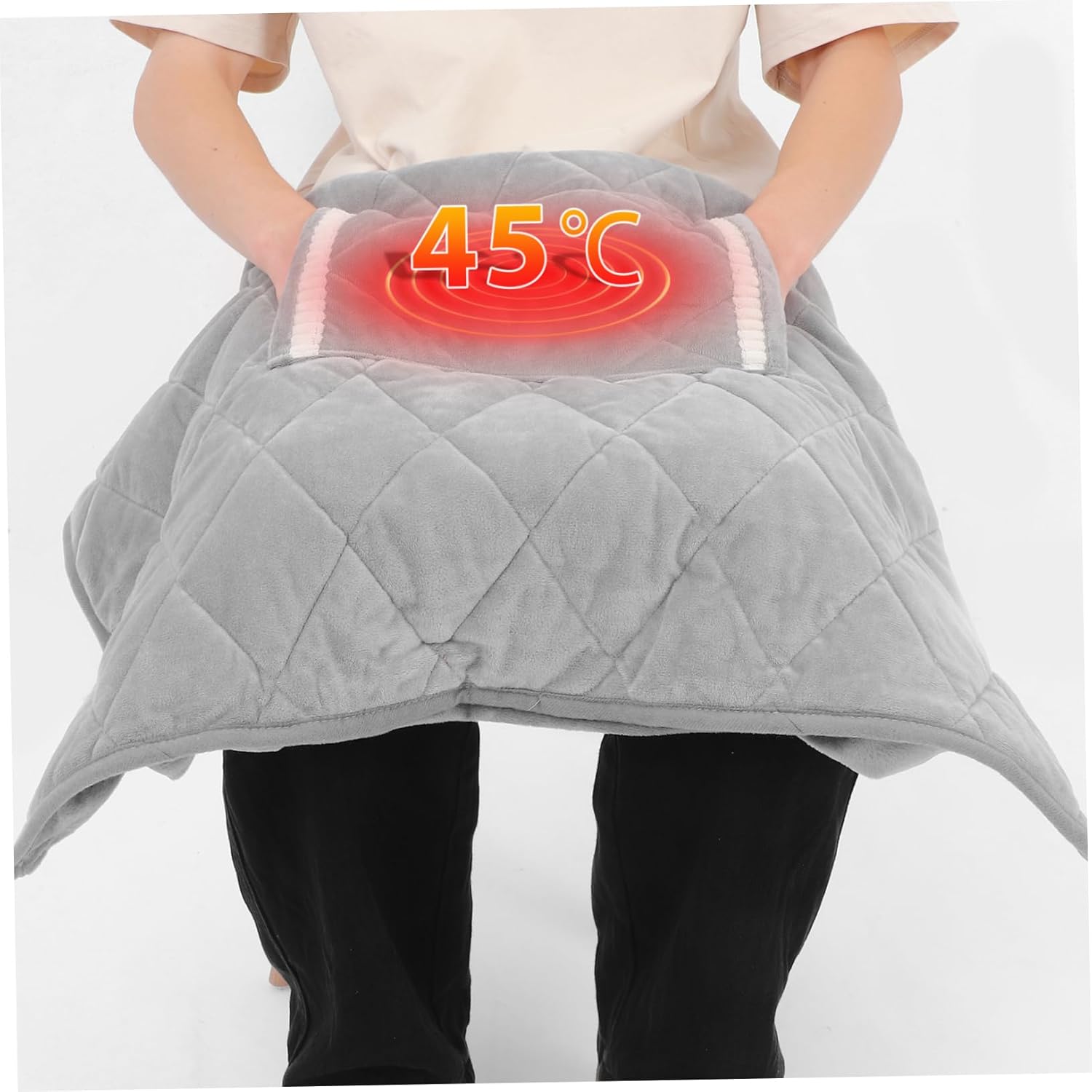 Alipis Soft Heated Blanket with Constant Temperature and USB Power