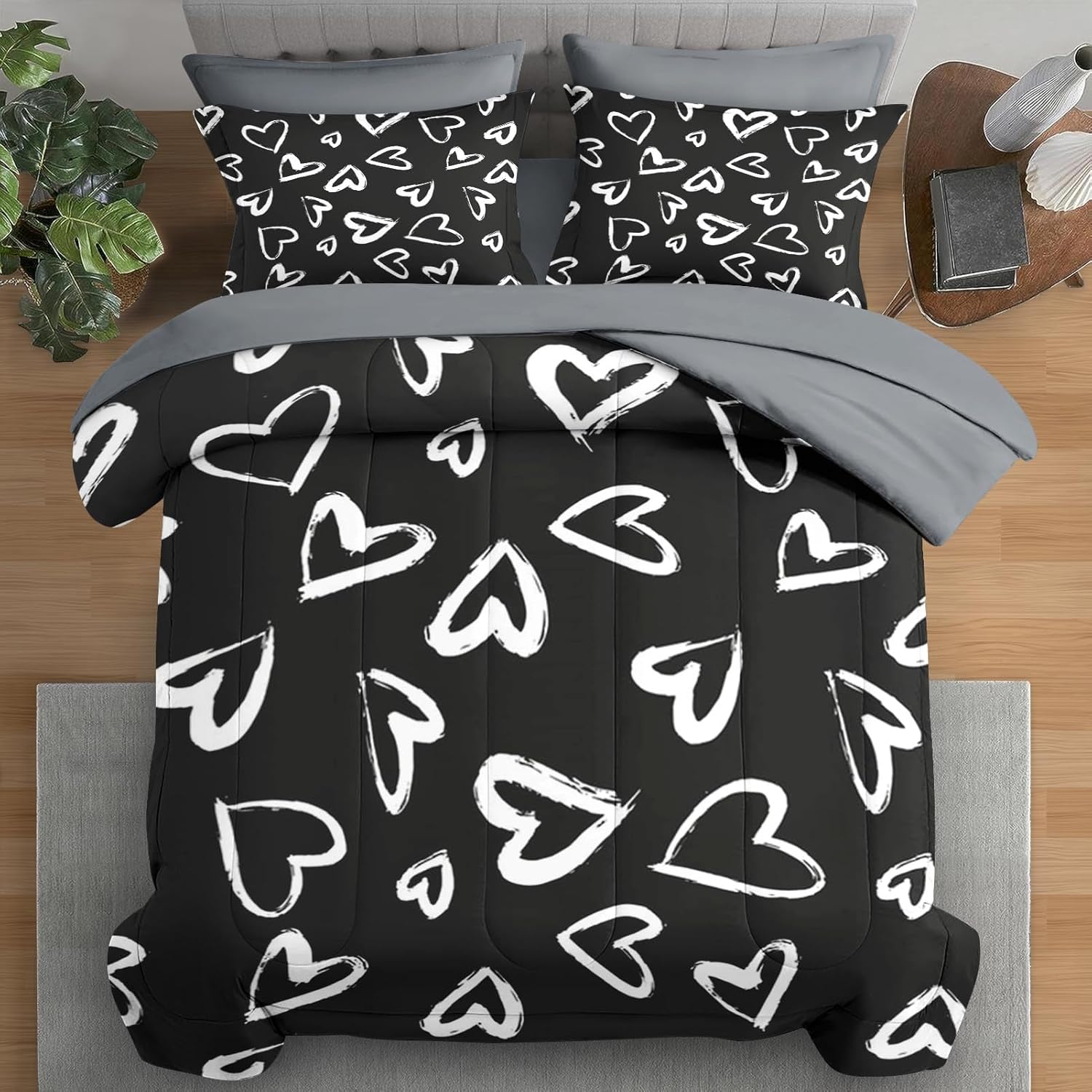 Pamnest Comforter Set Twin Size 5 Pcs Bedding 1