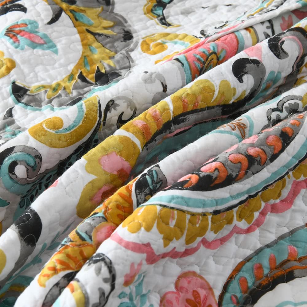 VISIMISI Cotton Reversible Quilt Set King Size
