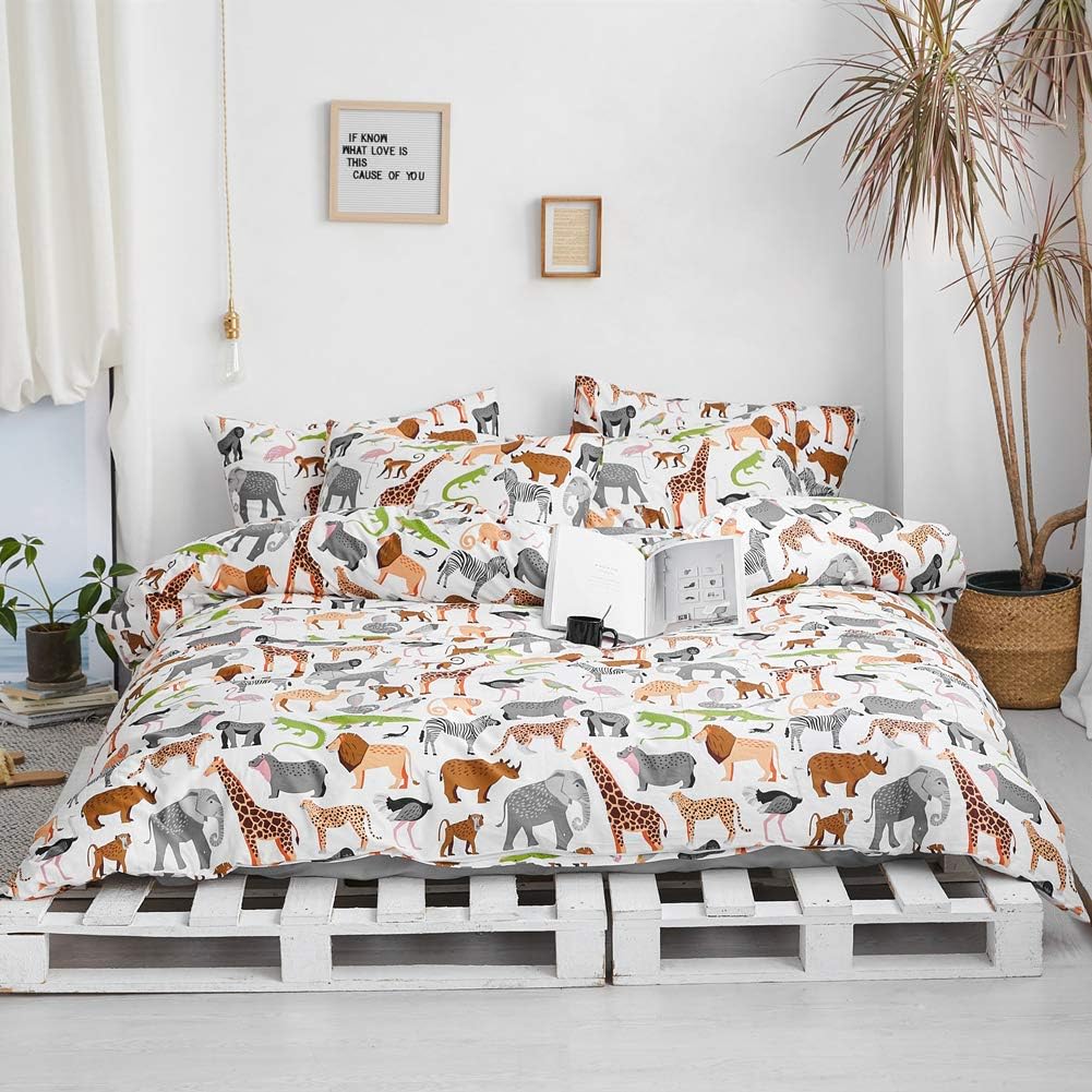 BlueBlue Safari Kids Duvet Cover Set Twin 1