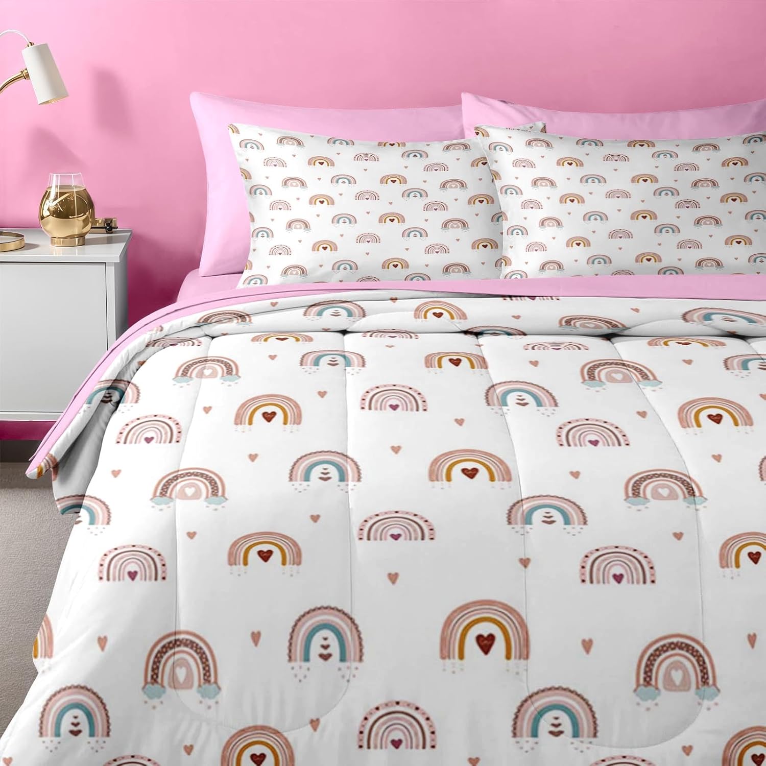 Nesker 4 Pcs Comforter Set Toddler Size