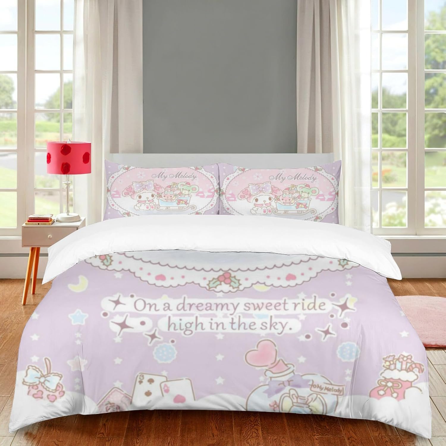 DIEZ Kids Cartoon Rabbit Comforter Set Twin XL