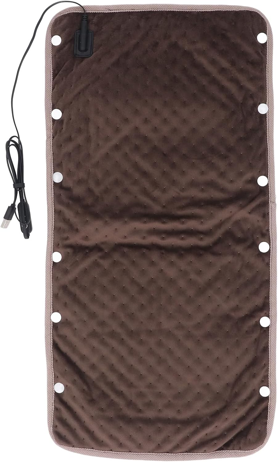 HURRISE USB Heated Blanket with 3 Temperature Settings