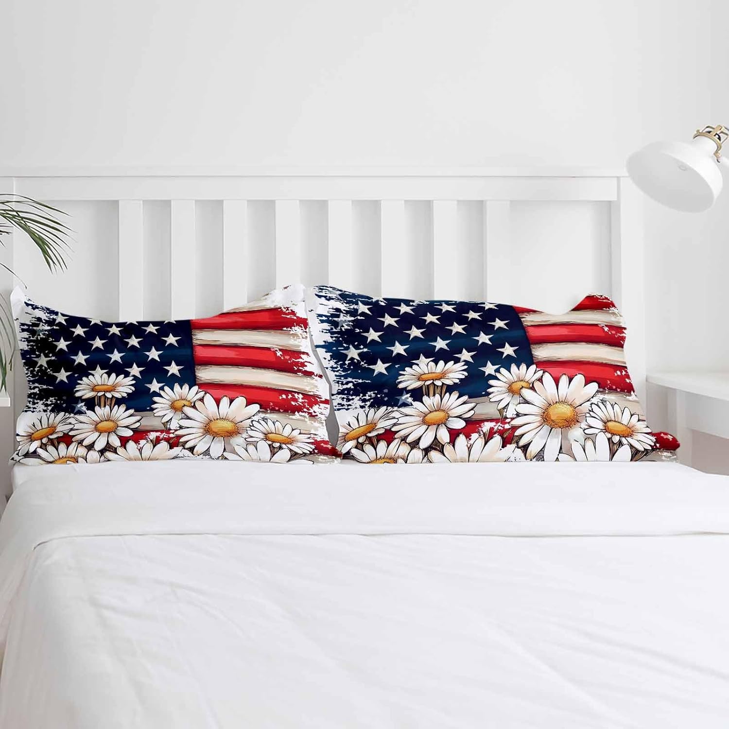 Boanket 3-Piece 4th of July Duvet Cover Set with Zipper