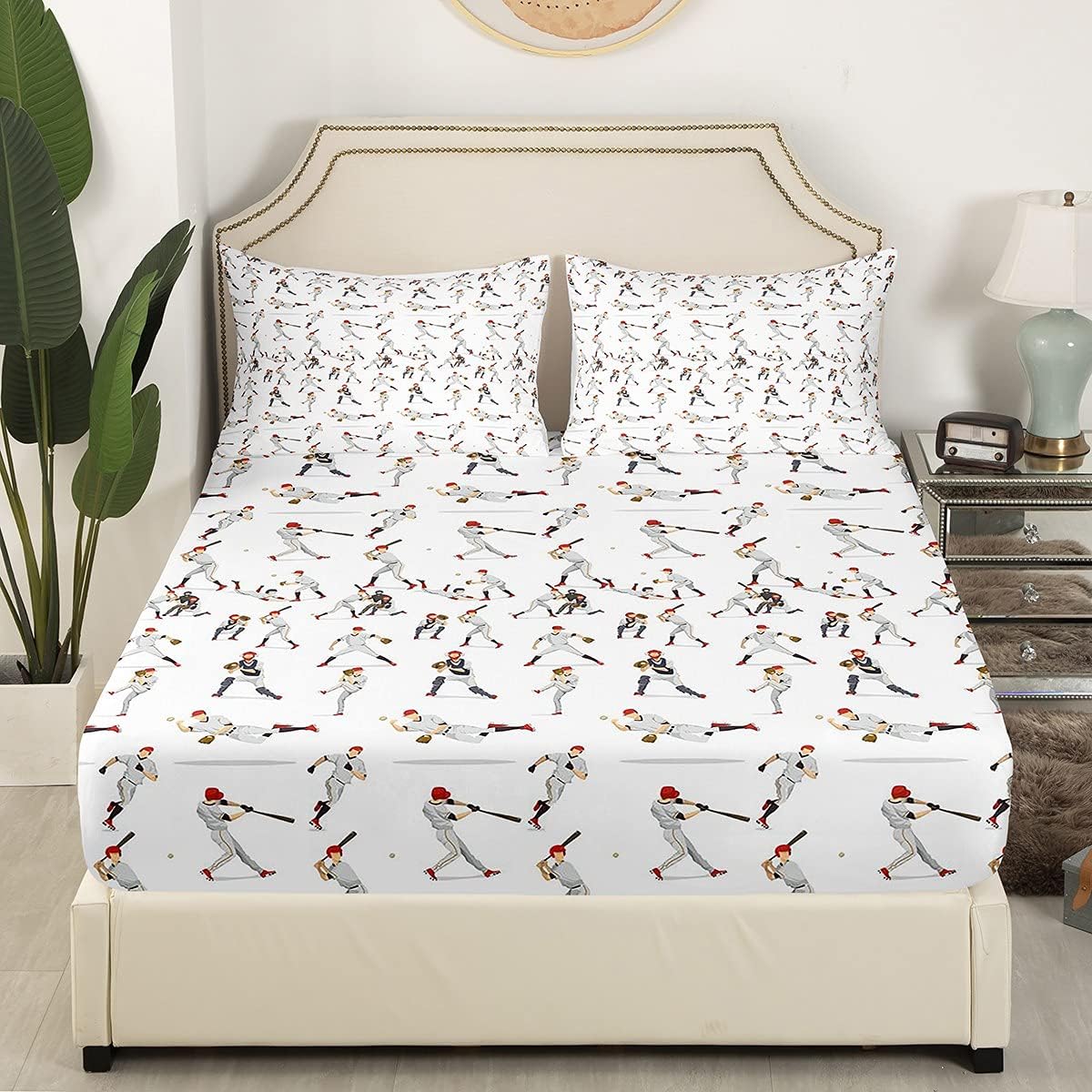 Erosebridal Baseball Bedding Set Twin Size 1