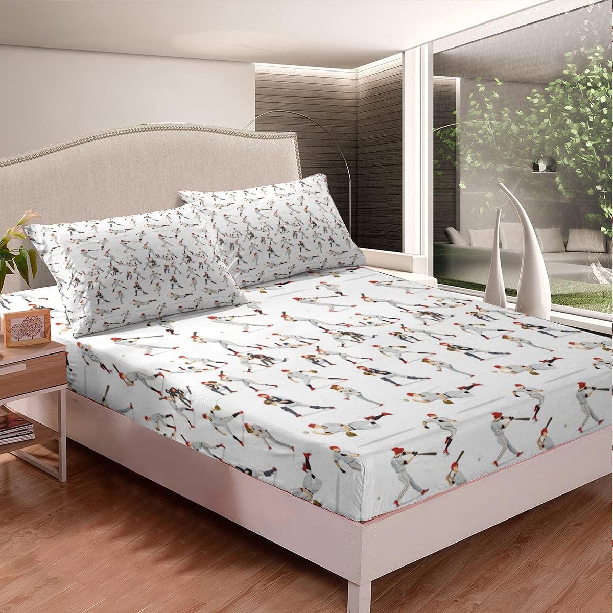 Erosebridal Baseball Bedding Set Twin Size 1