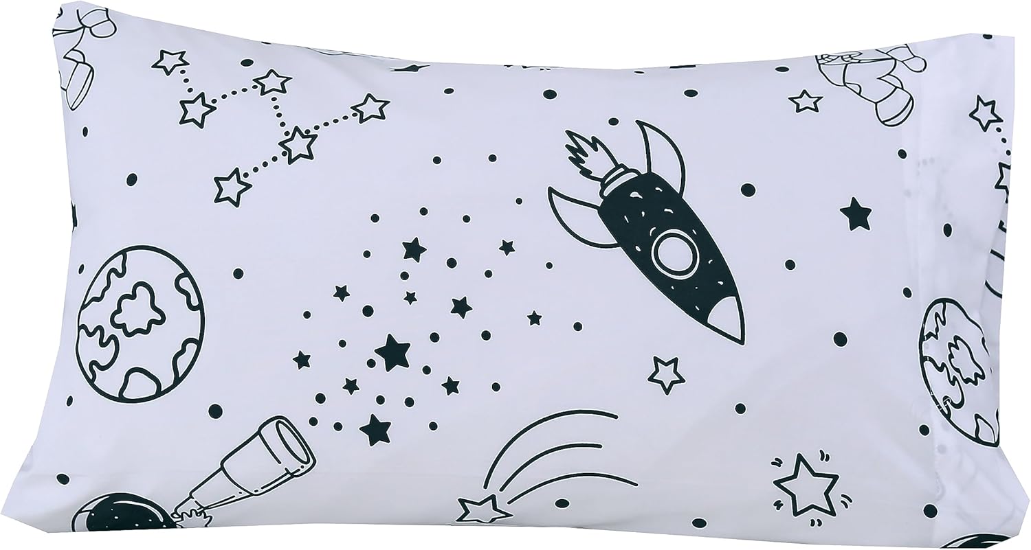 MAG 3Pcs White Space Bedding Twin Set