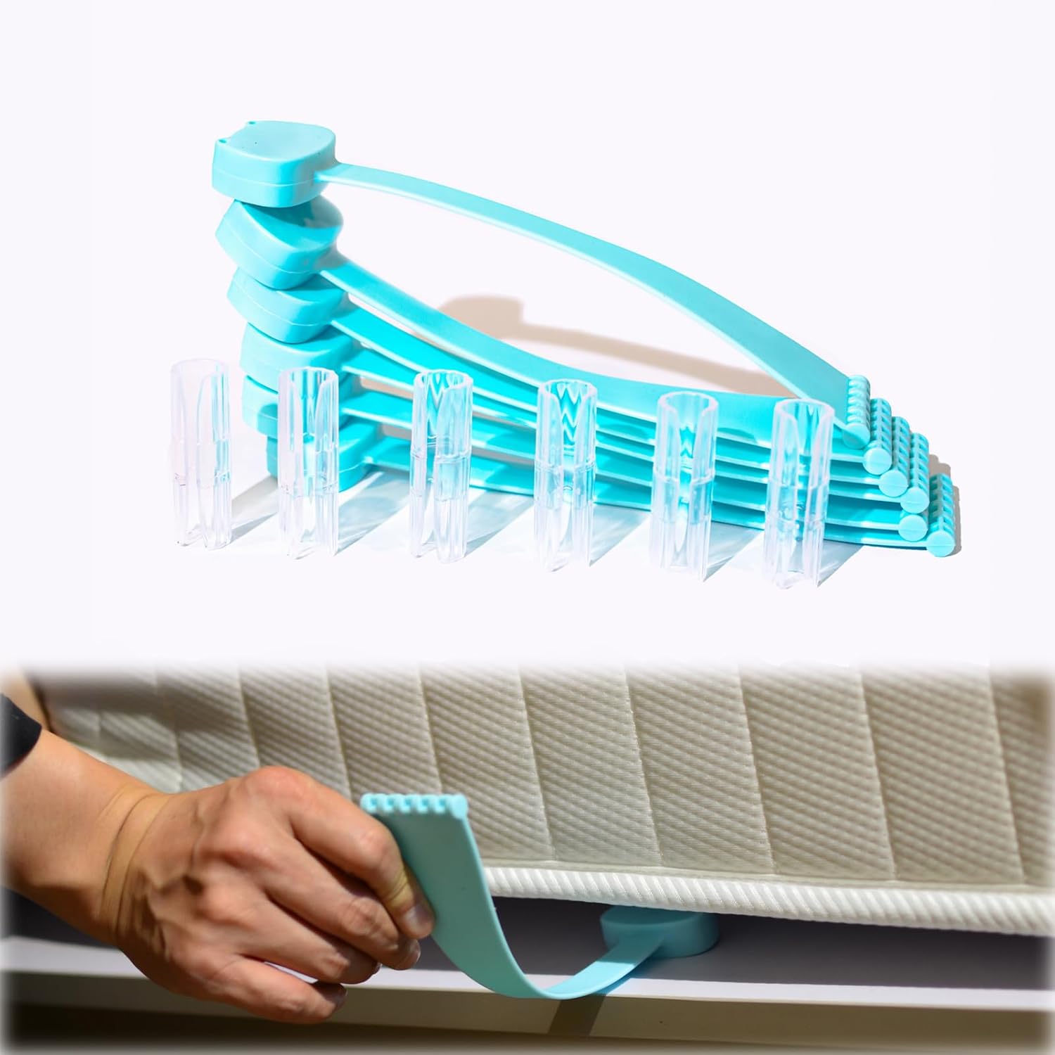 ELYXKY 6PCS Non-Slip Bed Sheet Grippers