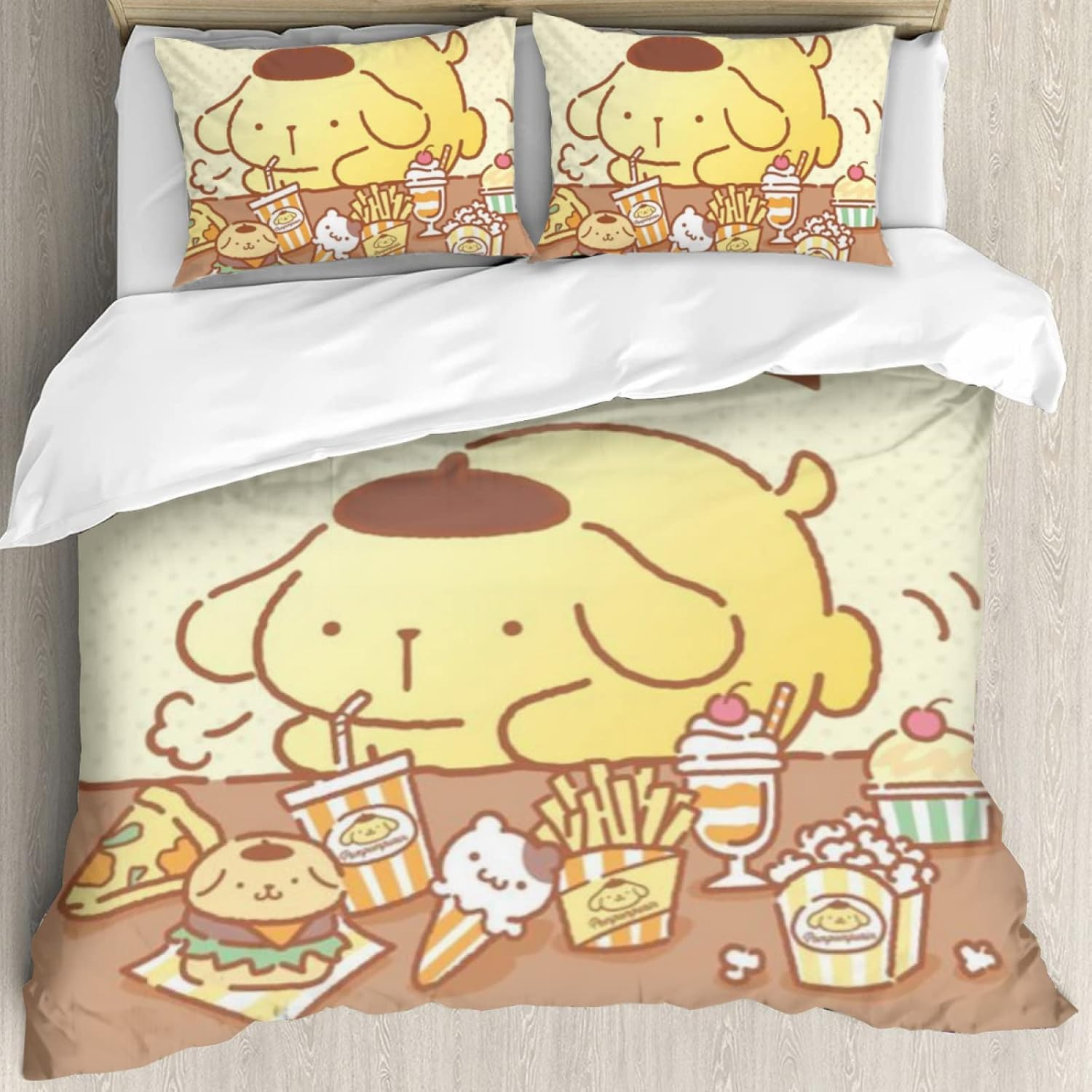 DIEZ Pompompurin Bedding Set for Girls