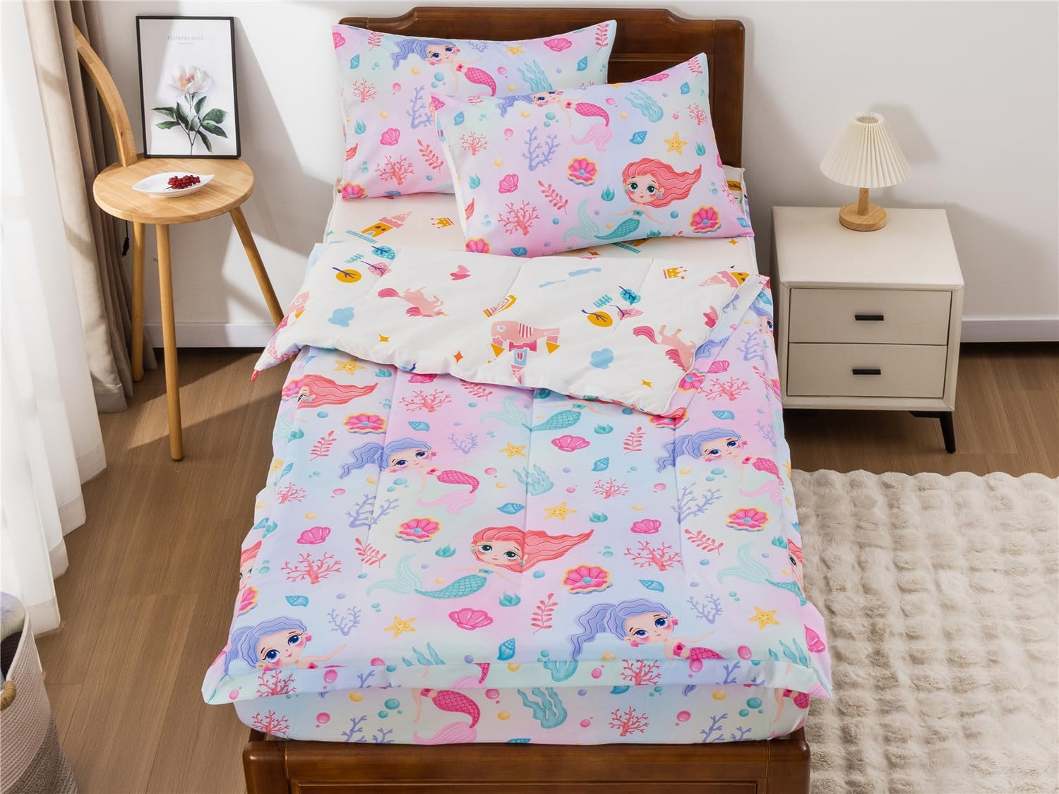 NTBED Mermaid Zip Comforter Set Twin