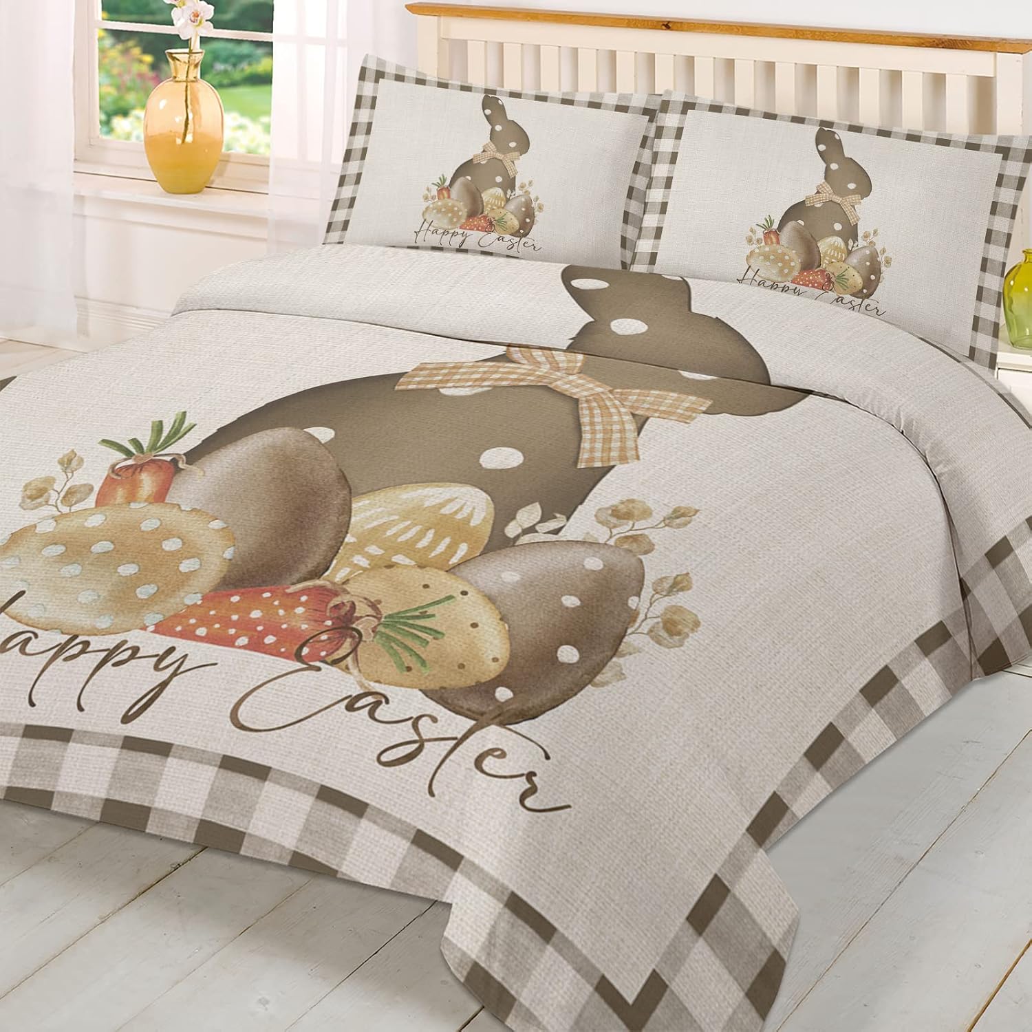 OComster California King Duvet Cover Set with Pillowcases