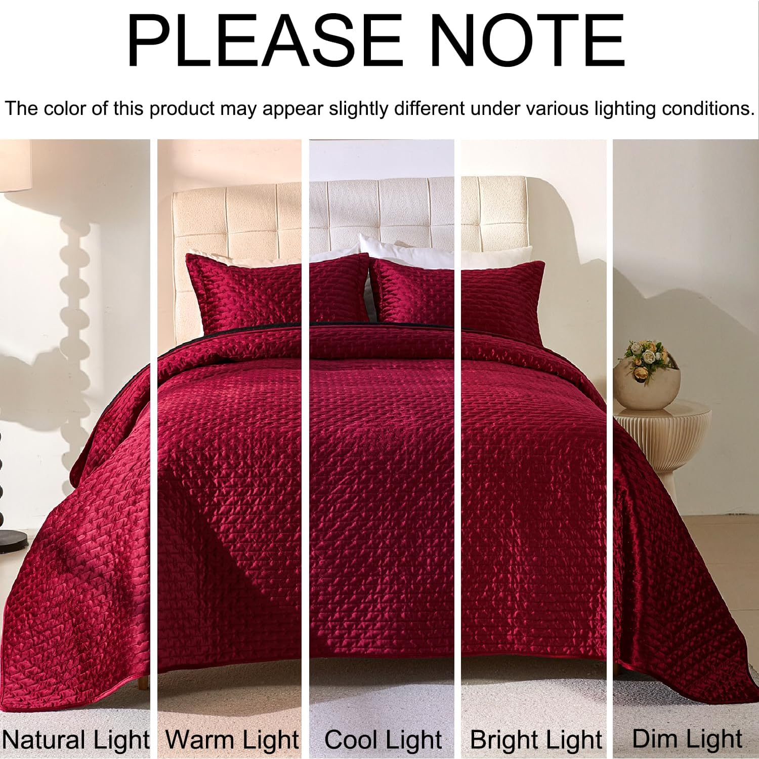 Cmfshape Velvet Quilt Set Queen Size Reversible 1