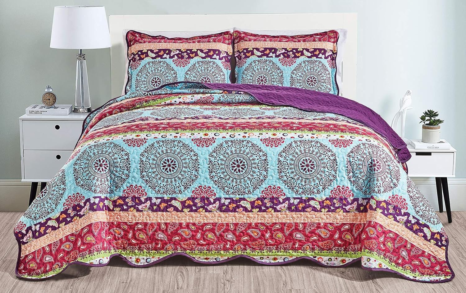 Masterplay 3-Piece King Size Quilt Set 1