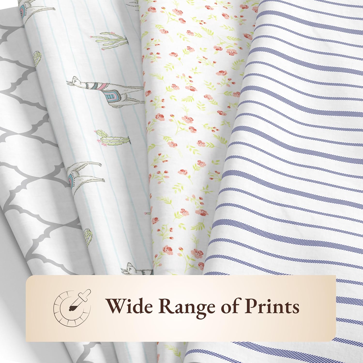 California Design Den Organic Cotton Llama Sheet Set