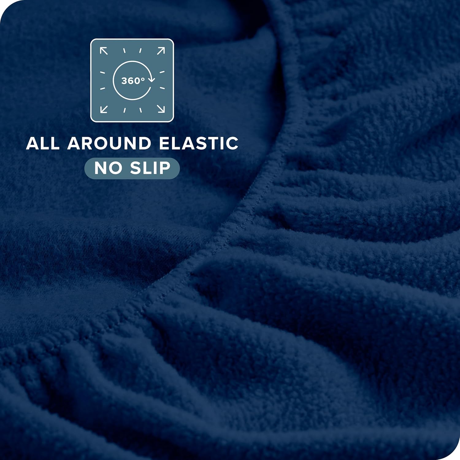 Bare Home Super Soft Fleece Sheet Set Twin XL Dark Blue