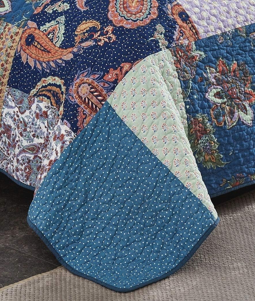 Tache Home Fashion Cotton Patchwork Quilt Set Queen