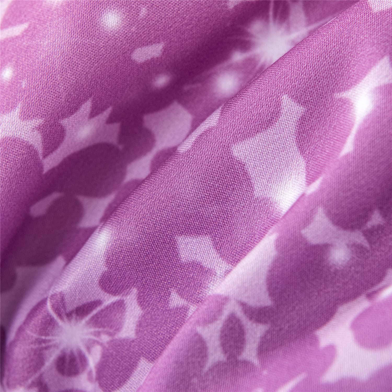 RYNGHIPY 6Pcs Twin Glitter Comforter Sets for Girls Teens Kids