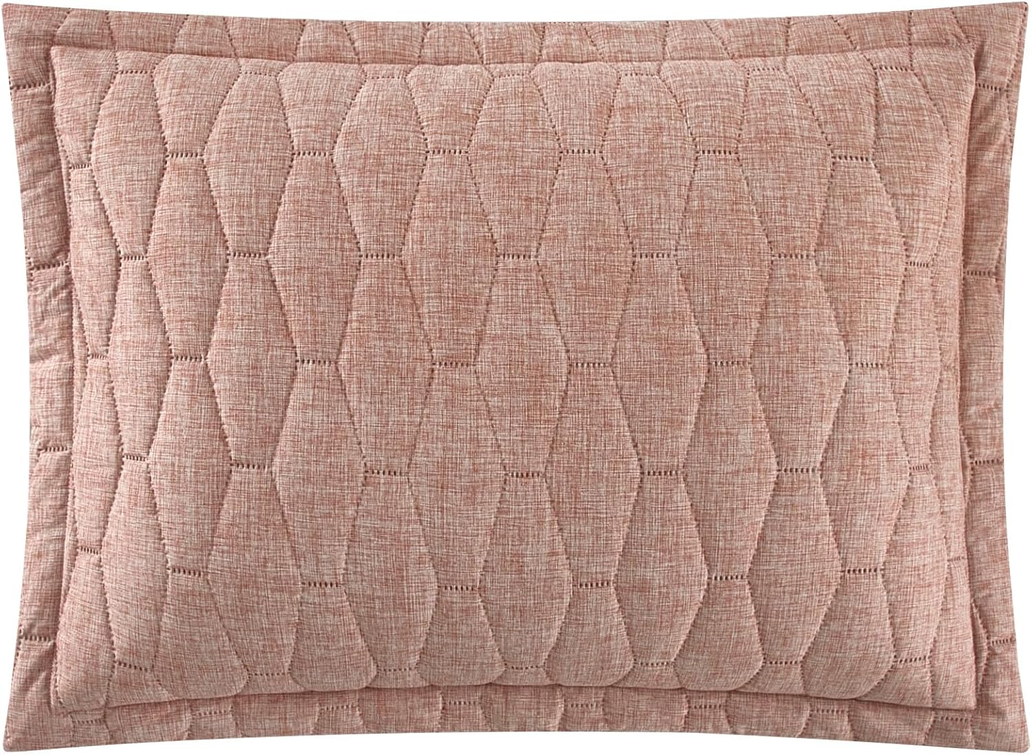 Chic Home Nyla 3 Piece King Size Quilt Set - Brick Red