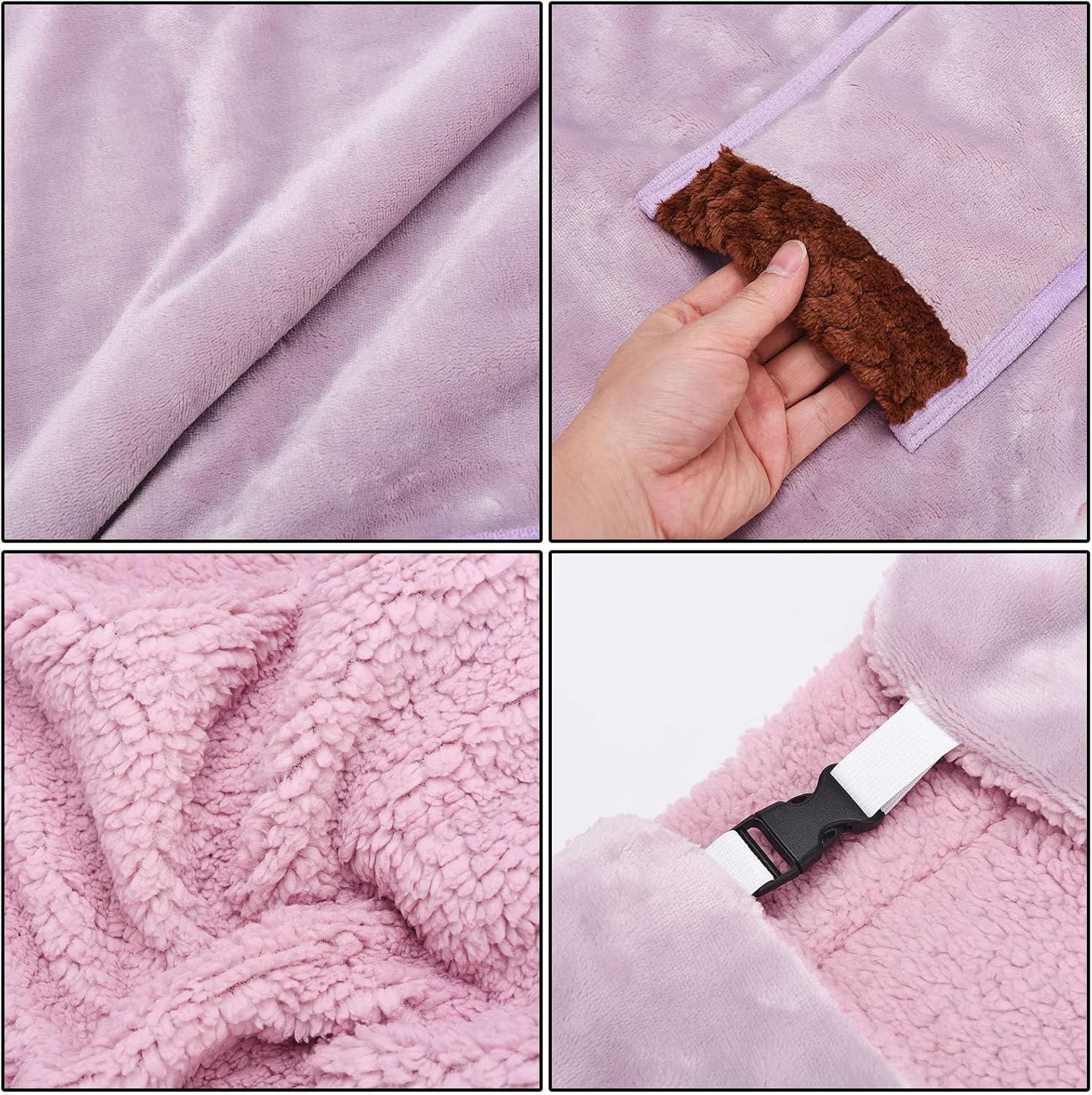 TREETDOBV Heated Flannel Blanket with USB Charging and Warm Pillow Design