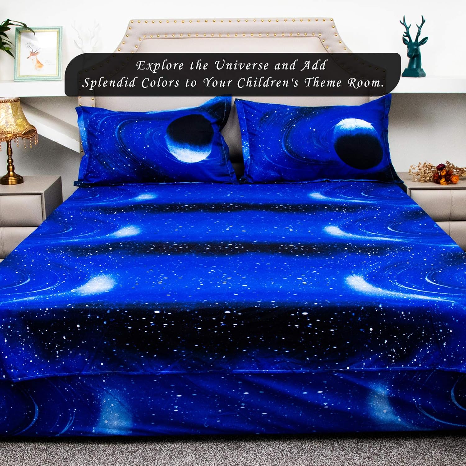 Bedlifes Galaxy Themed Sheet Set 3 pcs Full Size