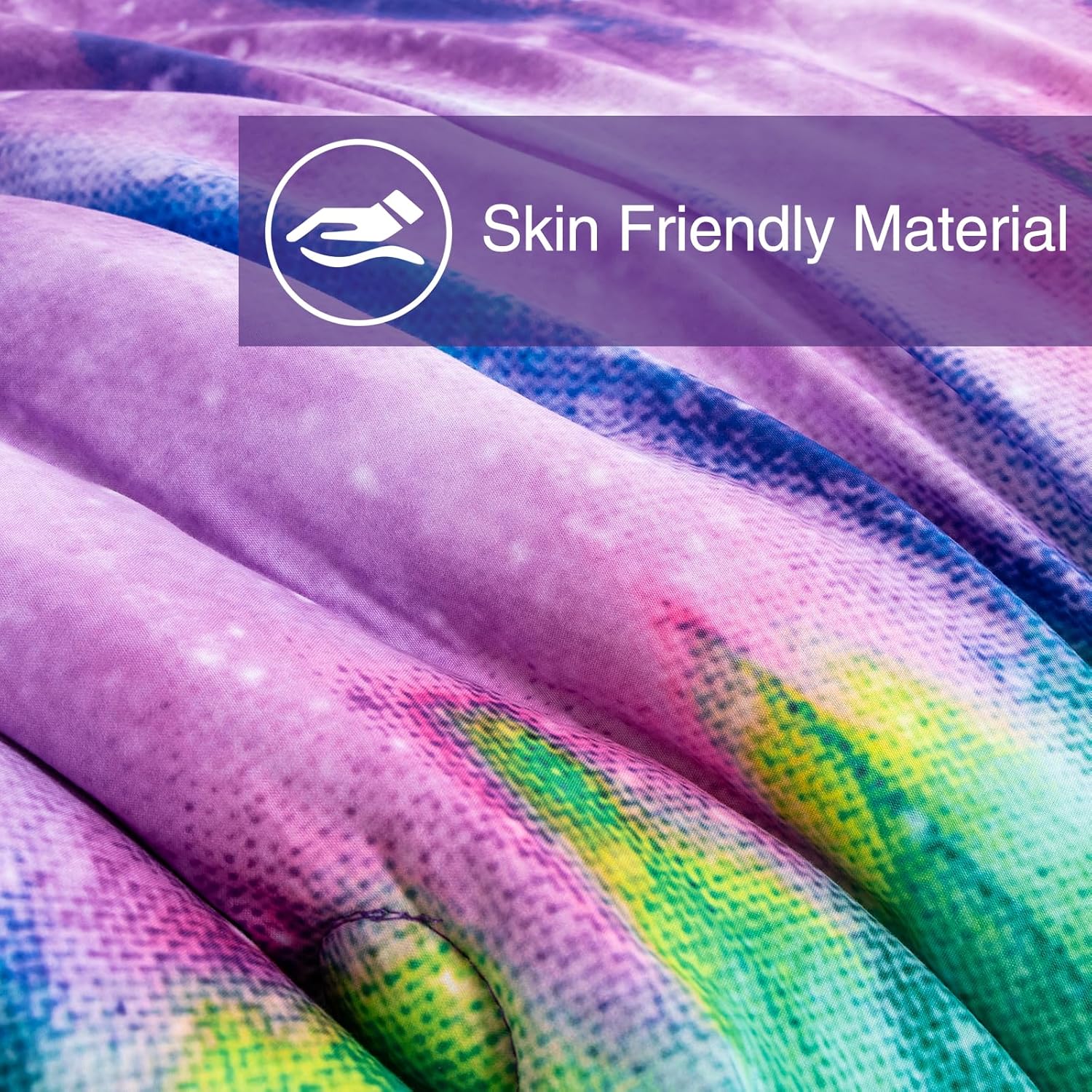 A Nice Night Galaxy Tie Dye Comforter Set for Twin