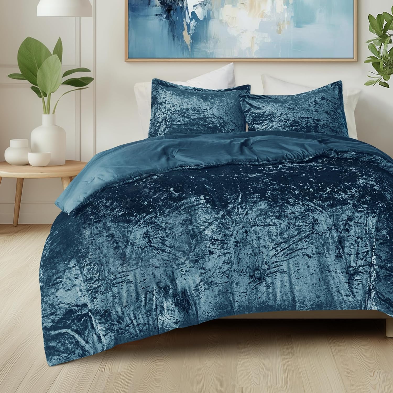 Comfort Spaces Juliette Velvet Comforter Set