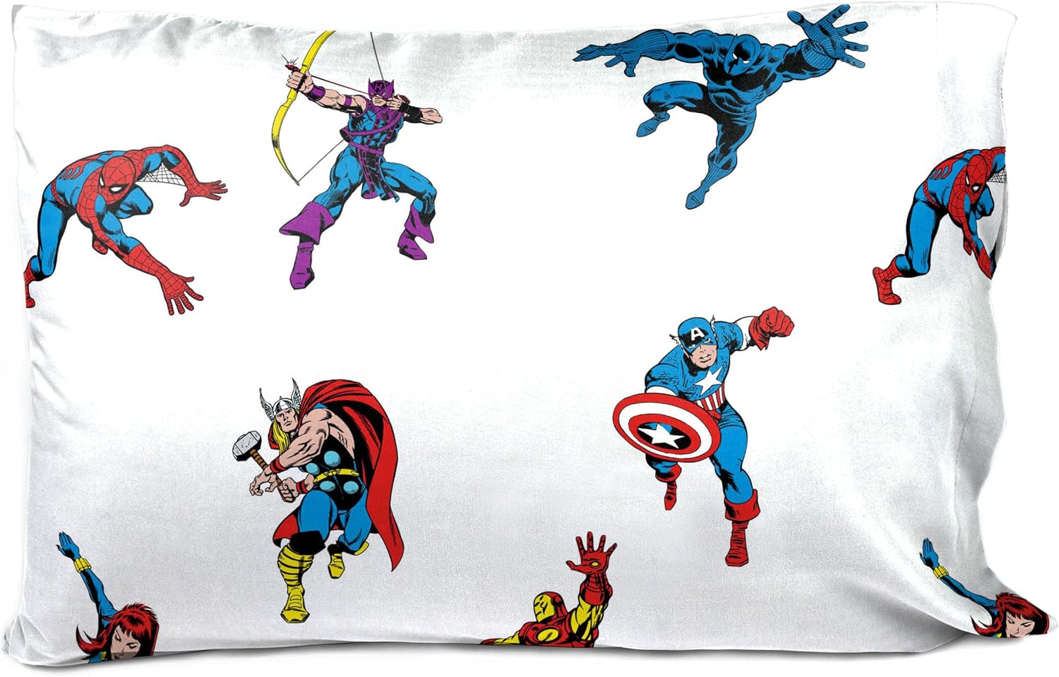 Saturday Park Marvel Avengers Full Sheet Set - 4 Piece Organic Cotton
