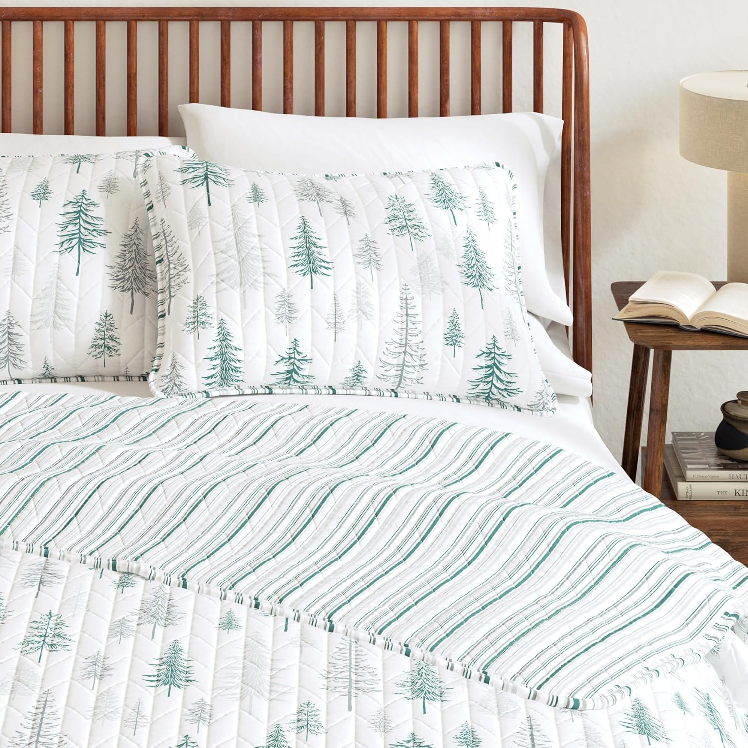 Great Bay Home Rustic Cabin Quilt Set - KingCalifornia King