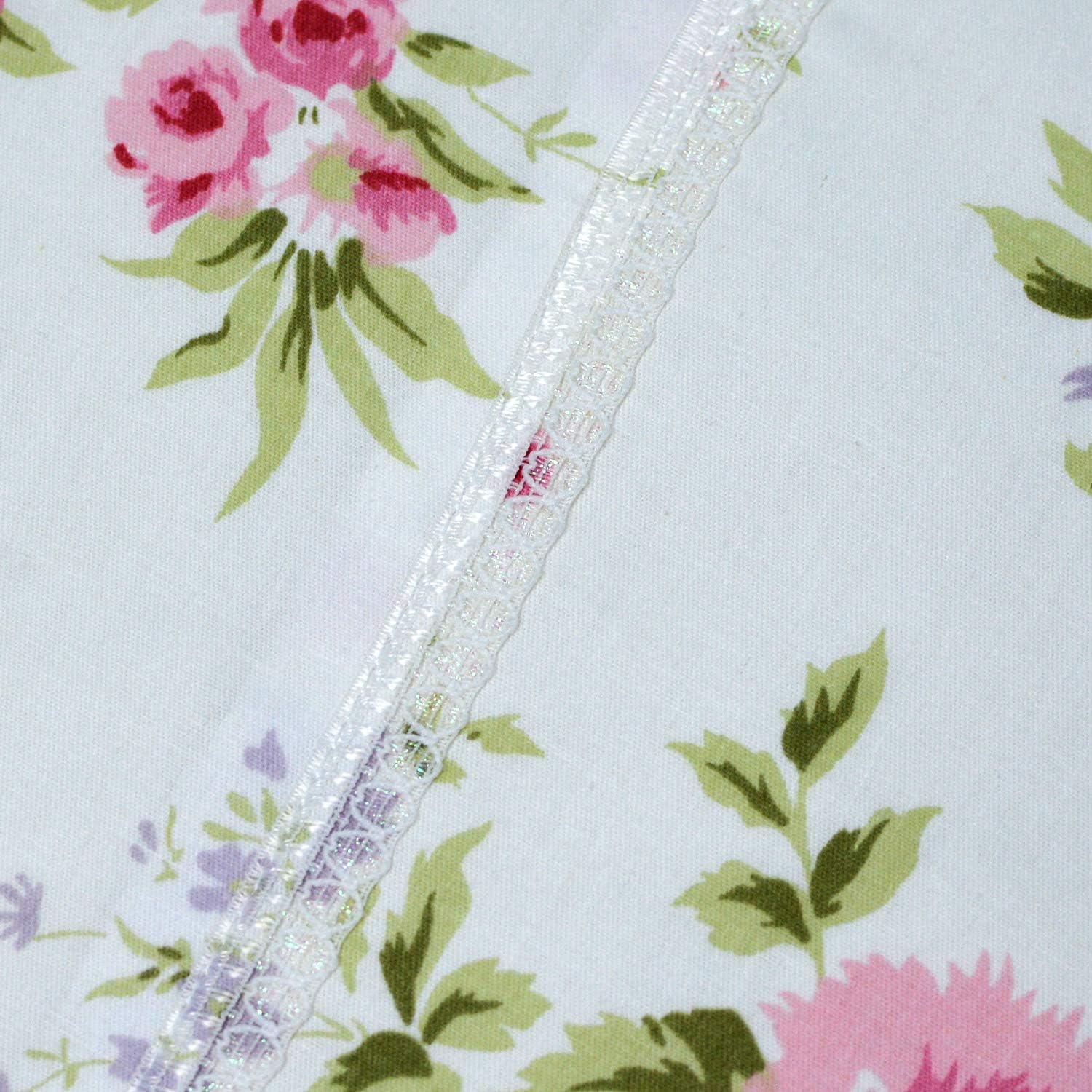 FADFAY Rose Floral Duvet Cover Set 3 Pieces Twin XL