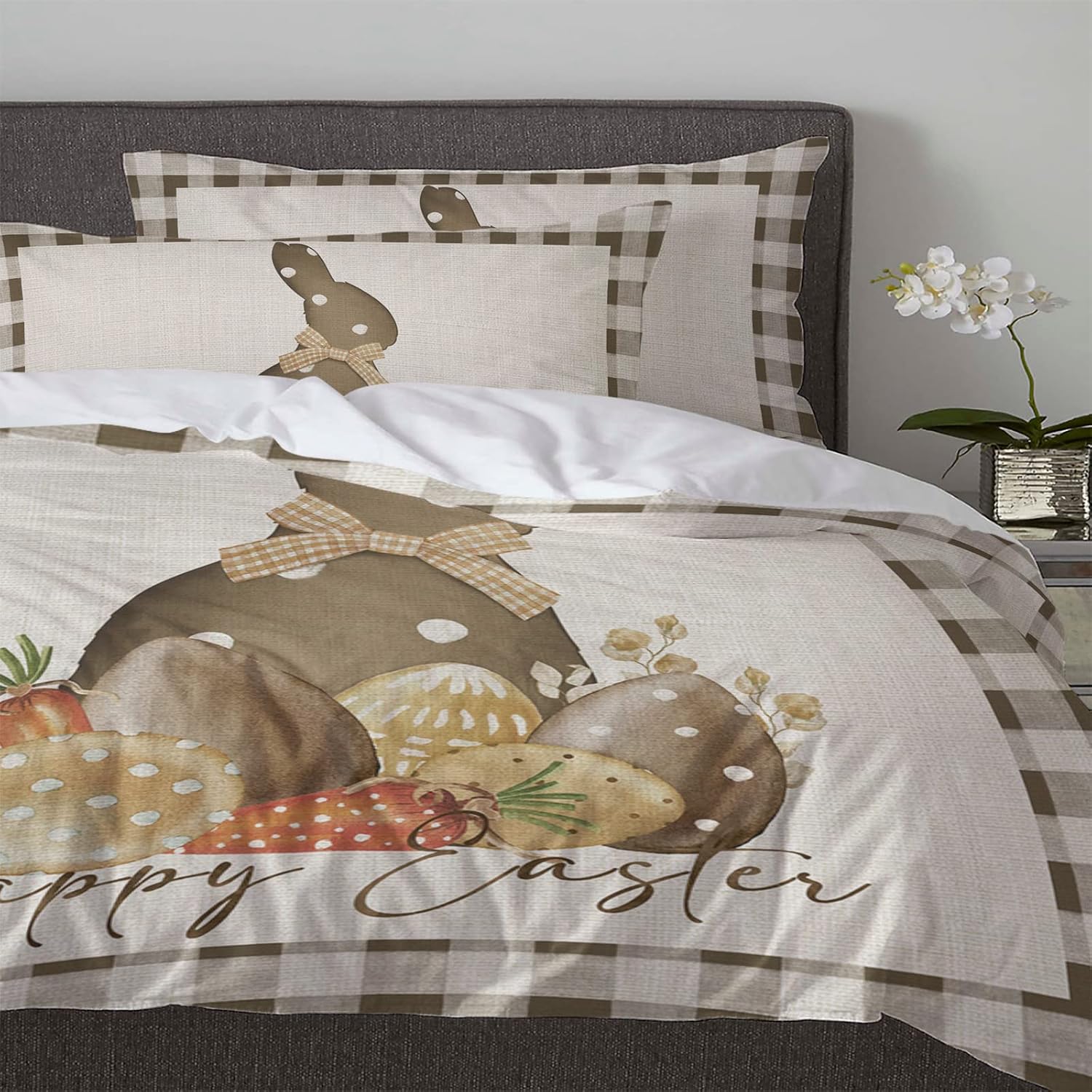 OComster California King Duvet Cover Set with Pillowcases
