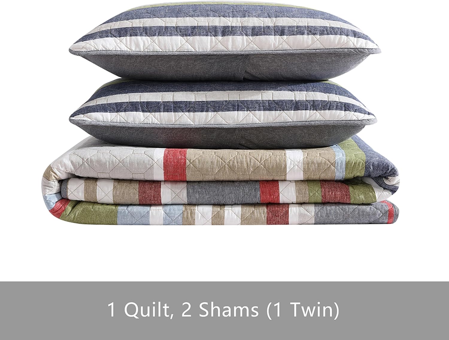 Eddie Bauer Quilt Set - Salmon Ladder Multi King
