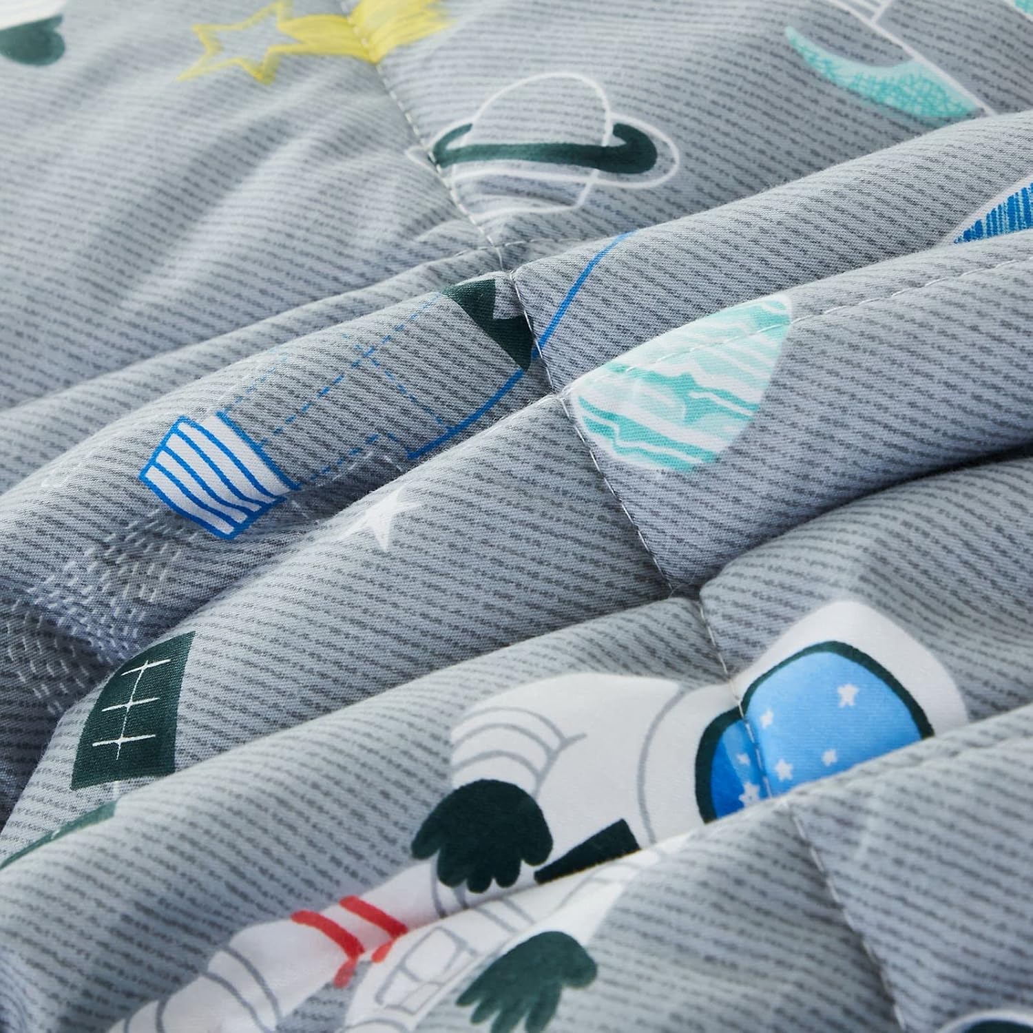 Brandream Kids Space Bedding Set Queen 3-Piece