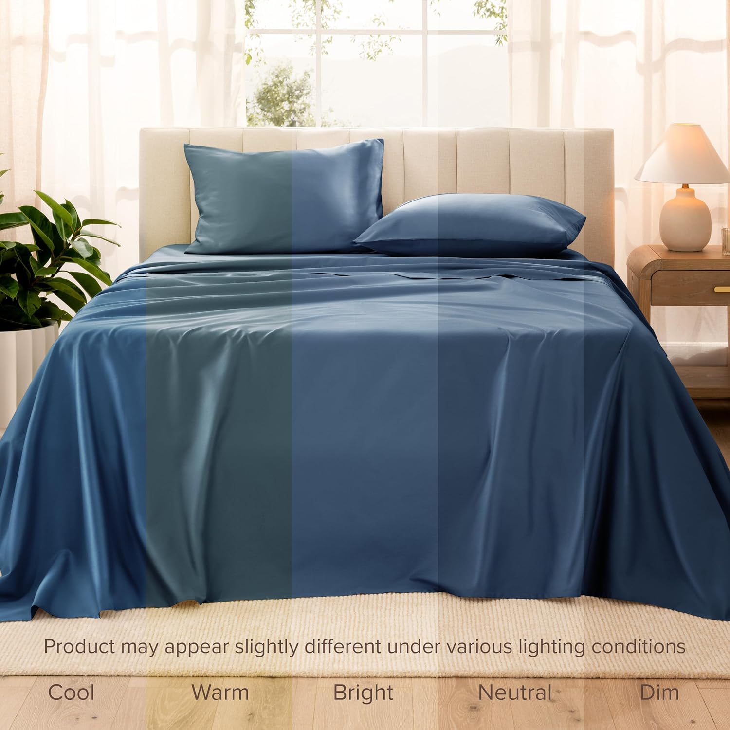 Bare Home Organic Cotton Split King Sheet Set