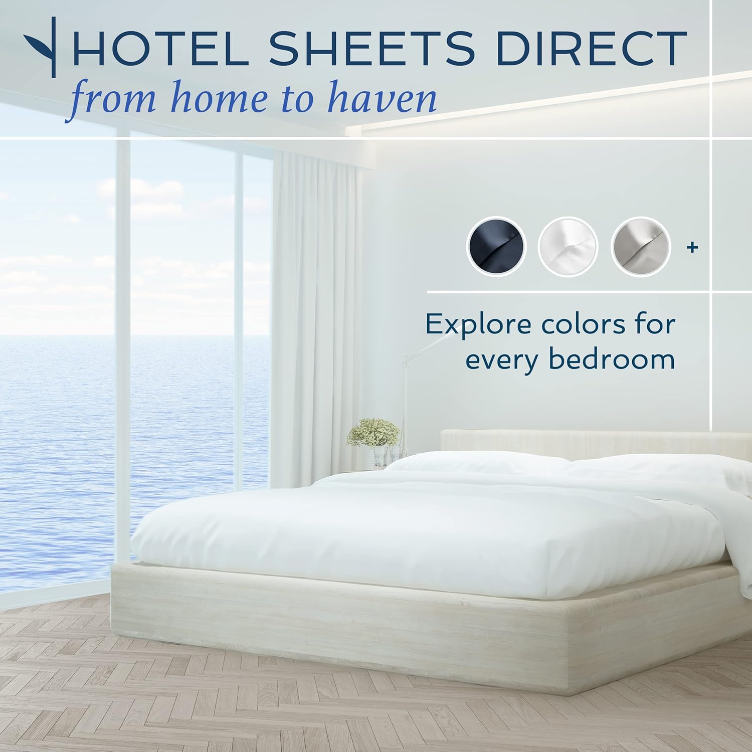 Hotel Sheets Direct 3 Piece Twin Size Bamboo Sheet Set