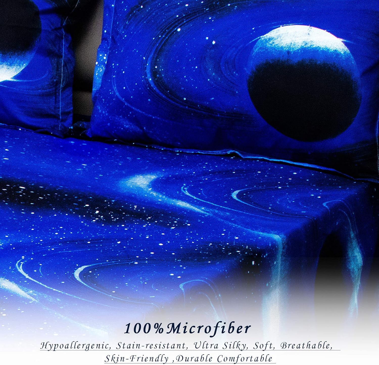 Bedlifes Galaxy Themed Sheet Set 3 pcs Full Size