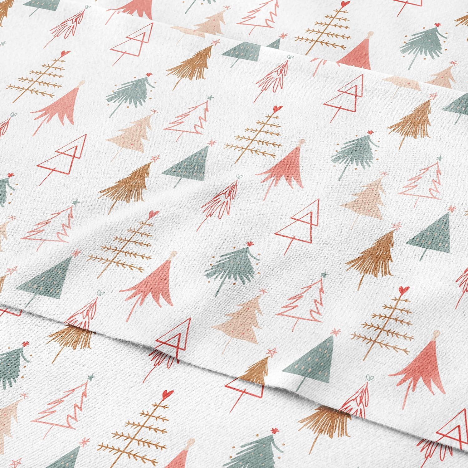 CGK Unlimited Flannel Christmas Cal King Sheets